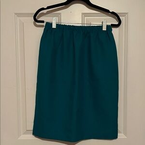 Chic Teal Pencil Skirt for Women